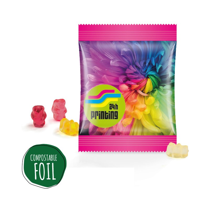 Trolli Jelly Bears Mini Bag Compostable Foil Printsimple