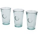 Authentic Copa set de trois pièces de verre recyclé 300 ml