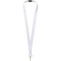 Bullet Addie recycled PET lanyard with safety breakaway 25mm