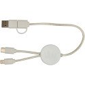 Bullet Chechia 30 cm 5-in-1 Kabel aus rKunststoff für Datenübertragung und 27W Schnellladung