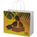 Bullet Kraft 120 g/m2 paper bag with twisted handles - large