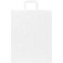 Bullet Kraft 80-90 g/m2 paper bag with flat handles - large