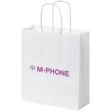 Bullet paper bag 18x8x21 cm with twisted handles - 80 g/m²
