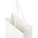 Bullet paper bag 18x9x23 cm with plastic handles - 170 g/m²