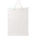 Bullet paper bag 31x12x41 cm with plastic handles - 170 g/m²