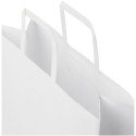 Bullet paper bag 32x12x40 cm with flat handles - 80-90 g/m²