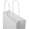 Bullet papieren tas 24x9x32 cm met gedraaide handgrepen - 120 g/m²