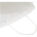 Bullet papieren tas 24x9x36 cm met plastic handgrepen - 170 g/m²