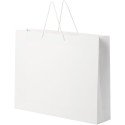 Bullet papieren tas 45x10x35 cm met plastic handgrepen - 170 g/m²