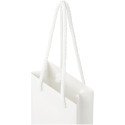 Bullet sac en papier 9,5x4x17 cm avec poignées en plastique - 170 g/m²