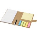 Bullet Swift sticky notes booklet with ballpoint pen, black ink