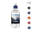 Drinks & More rPET-Wasserflasche 330 ml mit Sportverschluss
