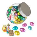 Sweets & More medium glass jar 0.9 liters with Easter mix