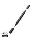 Swiss Peak Storm RCS recycled aluminum dual tip pen