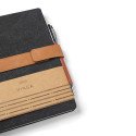 Vinga Bosler RCS recycled canvas A5 notebook, ruled