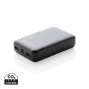 XD Collection 10.000 mAh Powerbank aus RCS Standard recyceltem Kunststoff