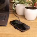 XD Collection 15W-Wireless-Fast-Charger aus recyceltem RCS-Kunststoff