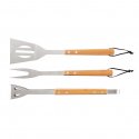 XD Collection 3 pcs bamboo BBQ set