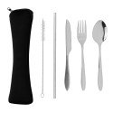 XD Collection 4 PCS stainless steel re-usable cutlery set