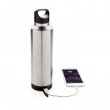 XD Collection 500 ml insulated drinking bottle with wireless charger