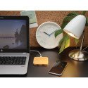 XD Collection Bambou 5W chargeur sans fil avec ports USB