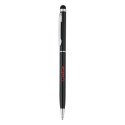 XD Collection Dünner Stylus Kugelschreiber aus Metall, schwarze Tinte