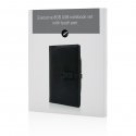 XD Collection Executive A5 notebook with USB, ruled