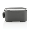 XD Collection GRS recycled PP lunch box with spork