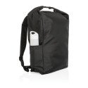 XD Collection Impact AWARE™ RPET lightweight rolltop backpack