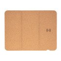 XD Collection kabellos aufladbares Kork-Mousepad & Ständer