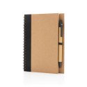 XD Collection Kraft spiral notebook with pen