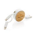 XD Collection Ontario 3-in-1 retractable cable