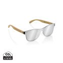 XD Collection Prism RCS recycled plastic sunglasses with bamboo frame