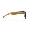 XD Collection Prism RCS recycled plastic sunglasses with bamboo frame