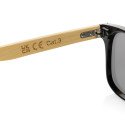 XD Collection Prism RCS recycled plastic sunglasses with bamboo frame