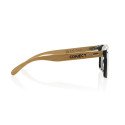 XD Collection Prism RCS recycled plastic sunglasses with bamboo frame