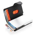 XD Collection Standard aluminum RFID card holder with PU wallet