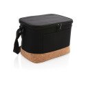 XD Collection two tone cooler bag with cork detail