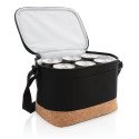 XD Collection two tone cooler bag with cork detail