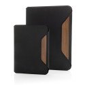 XD Xclusive Teri AWARE™ RPET and walnut A4 writing case