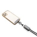 XD Xclusive Terra RCS gerecycled PET telefoon lanyard 60W oplaadkabel