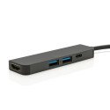 XD Xclusive Terra RCS Hub aus recyceltem Aluminium mit HDMI-Eingang