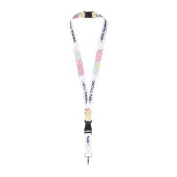 Bullet Balta sublimatie lanyard met safety breakaway en gesp 10mm