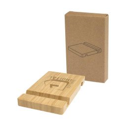 Bullet Bubup bamboo 2-angled tablet and phone stand