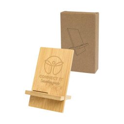 Bullet Ceibo detachable bamboo phone stand