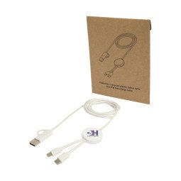 Bullet Citala 5-in-1 recycled plastic 150 cm data sync and 27W fast charge cable