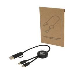 Bullet Citala 5-in-1 recycled plastic 30 cm data sync and 27W fast charge cable