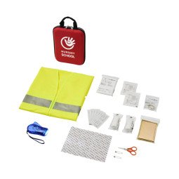 Bullet Handies kit de premiers secours et gilet de sécurité de 46 pièces