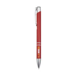 Bullet Moneta recycled aluminum ballpoint pen, blue ink