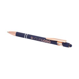 Bullet Nanna ballpoint pen with rose gold finish, black ink